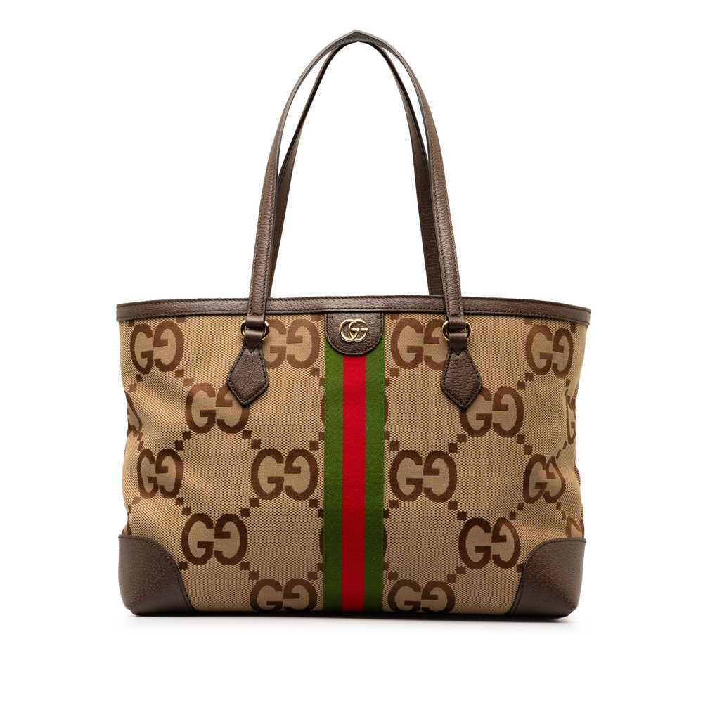 GUCCI Jumbo GG Canvas Ophidia Tote Tote Bag - image 1