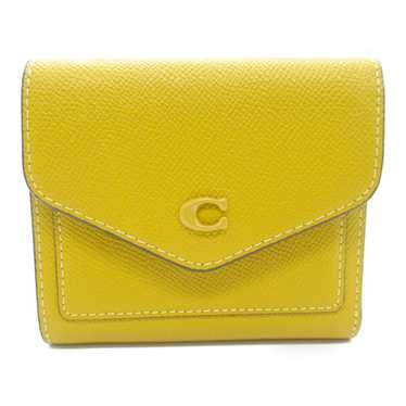 COACH Two fold wallet Yellow leather CH808B4EBV - image 1