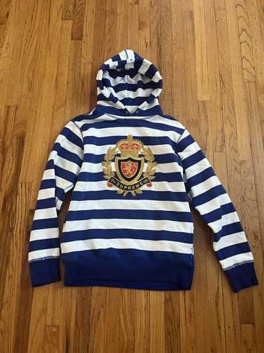 Supreme Supreme striped crest hoodie f/w 07