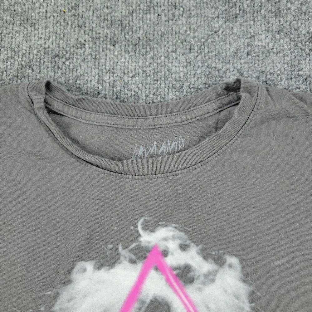 Spell Lady Gaga Shirt Womens XL Gray Graphic Tee … - image 3