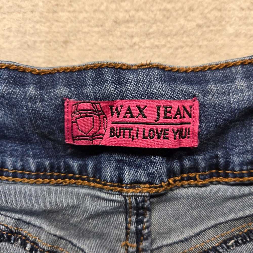 Vintage Wax Jean Butt I Love You Denim Jean Short… - image 2