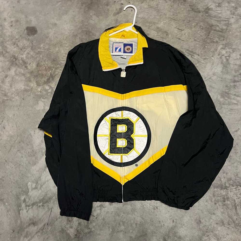 Logo 7 Vintage LOGO 7 Boston Bruins NHL Jacket - image 1