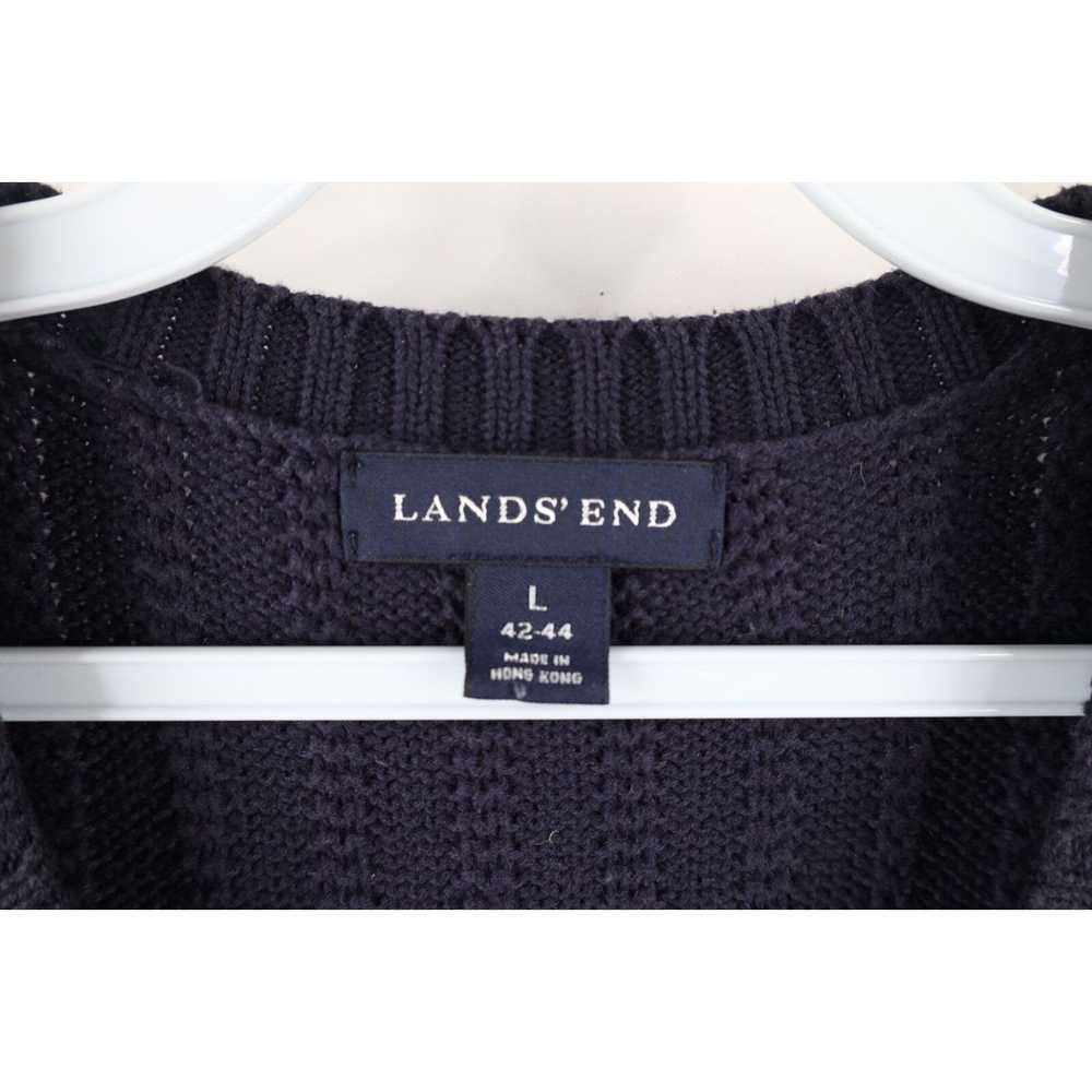 Streetwear × Vintage Vintage 90s Lands End Blank … - image 4