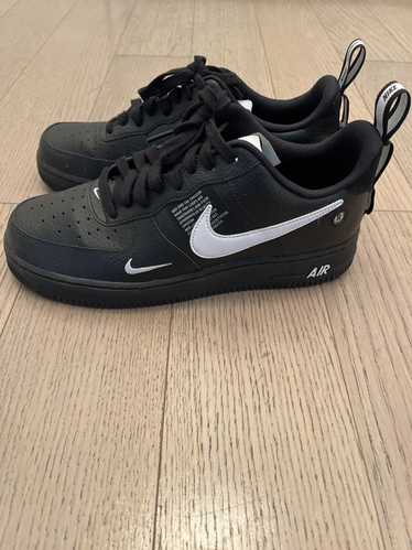 Nike Nike airforce one black leather