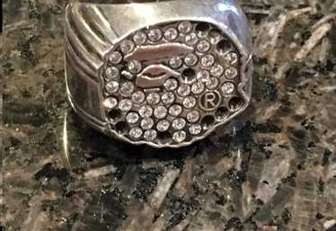 Bape Bape sterling silver Swarovski ring - image 1