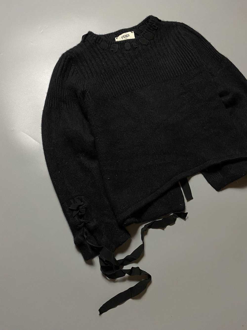 Fendi × Luxury Fendi avant garde wool + cashmere … - image 2