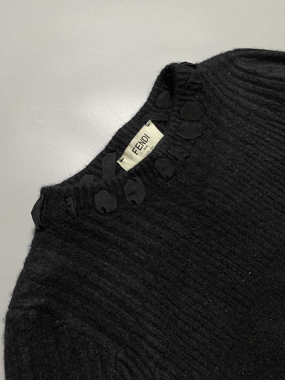 Fendi × Luxury Fendi avant garde wool + cashmere … - image 4