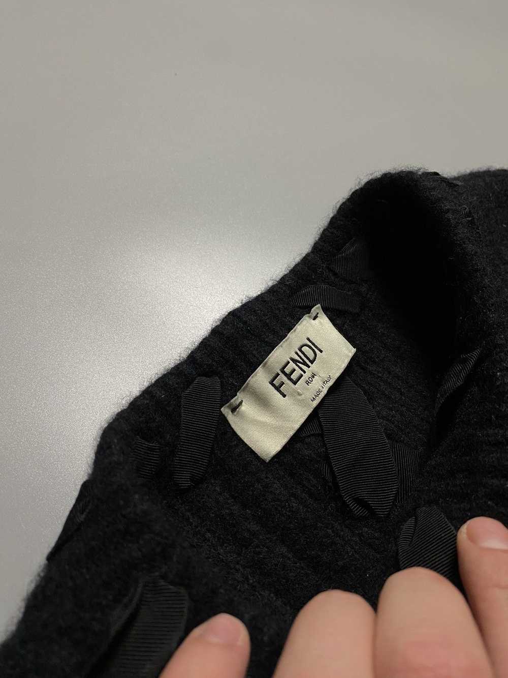 Fendi × Luxury Fendi avant garde wool + cashmere … - image 5