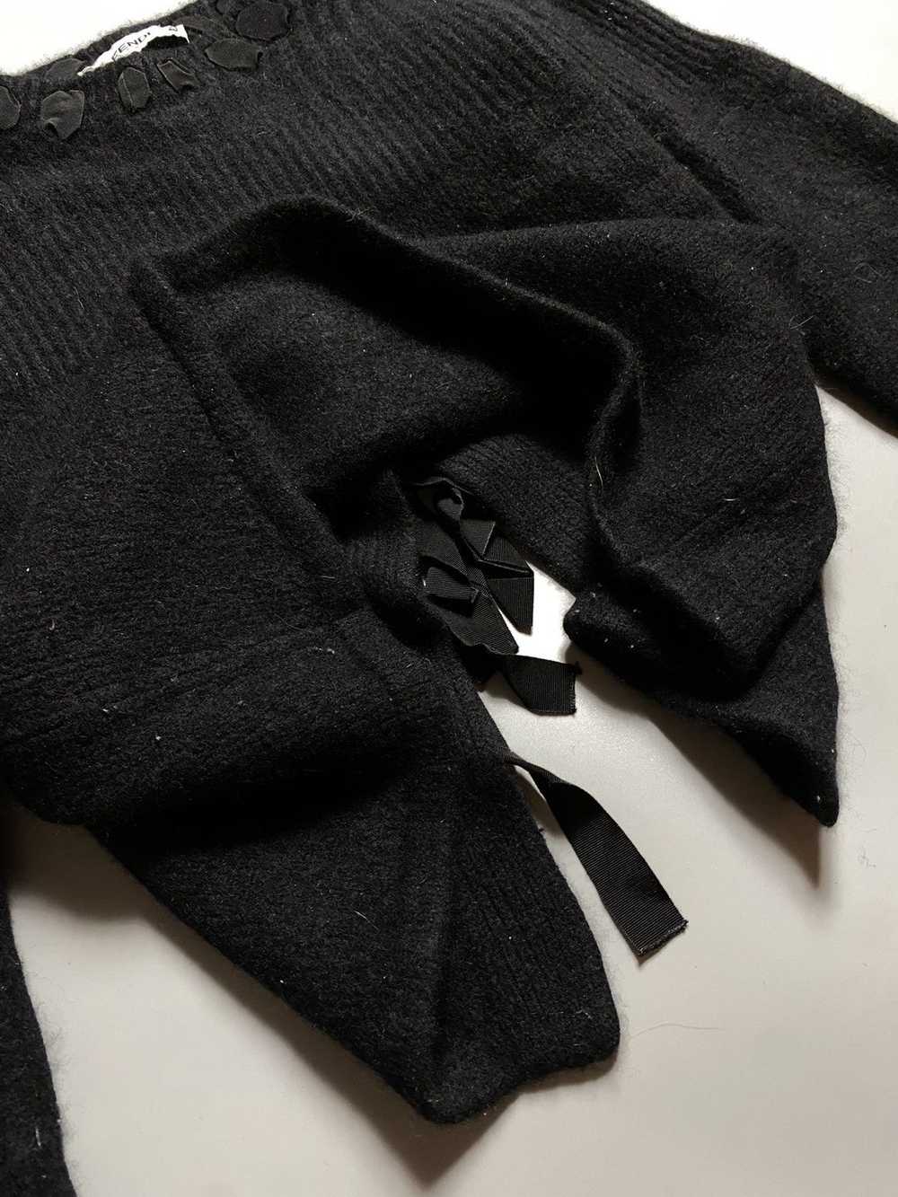 Fendi × Luxury Fendi avant garde wool + cashmere … - image 6