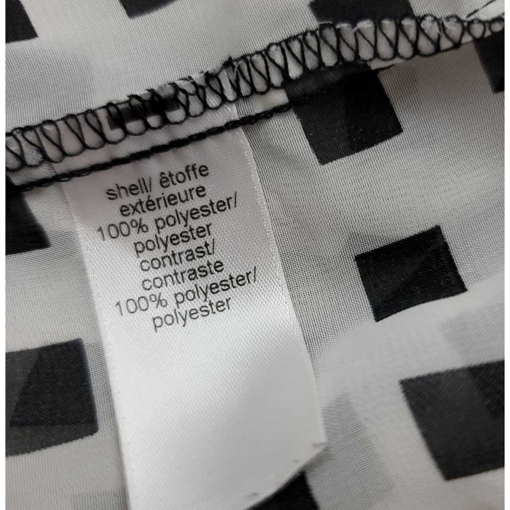 Other Maurices Black White Checker Sheer Button U… - image 7