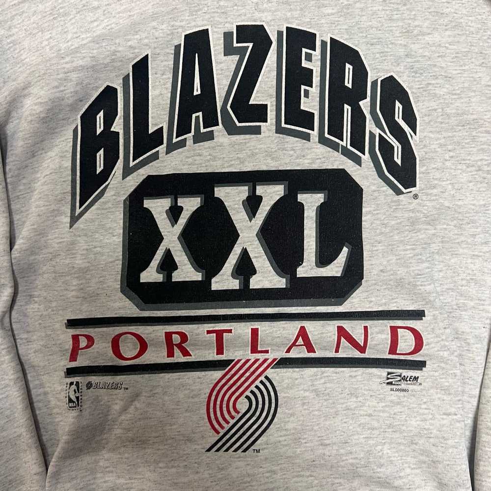 Salem Sportswear Vintage Portland Blazers NBA Swe… - image 2