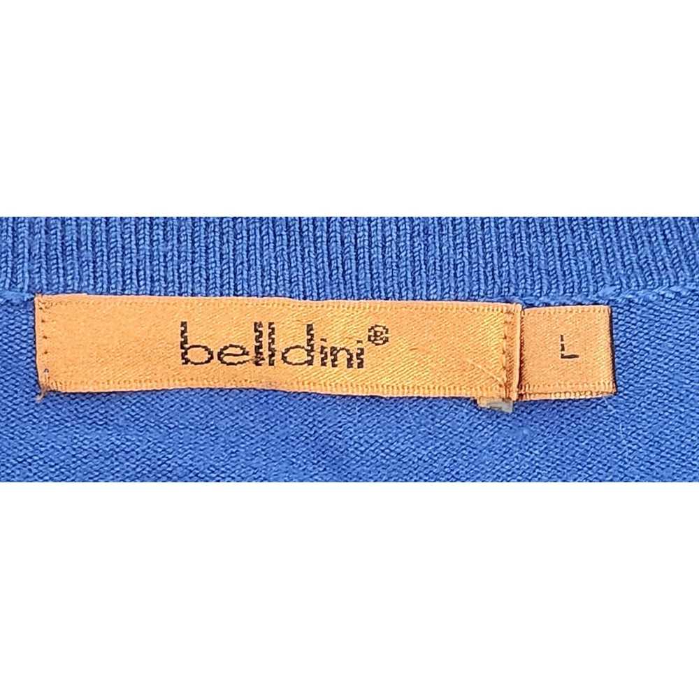 Other Belldini Blue Black Ruffled Neck Contrastin… - image 5
