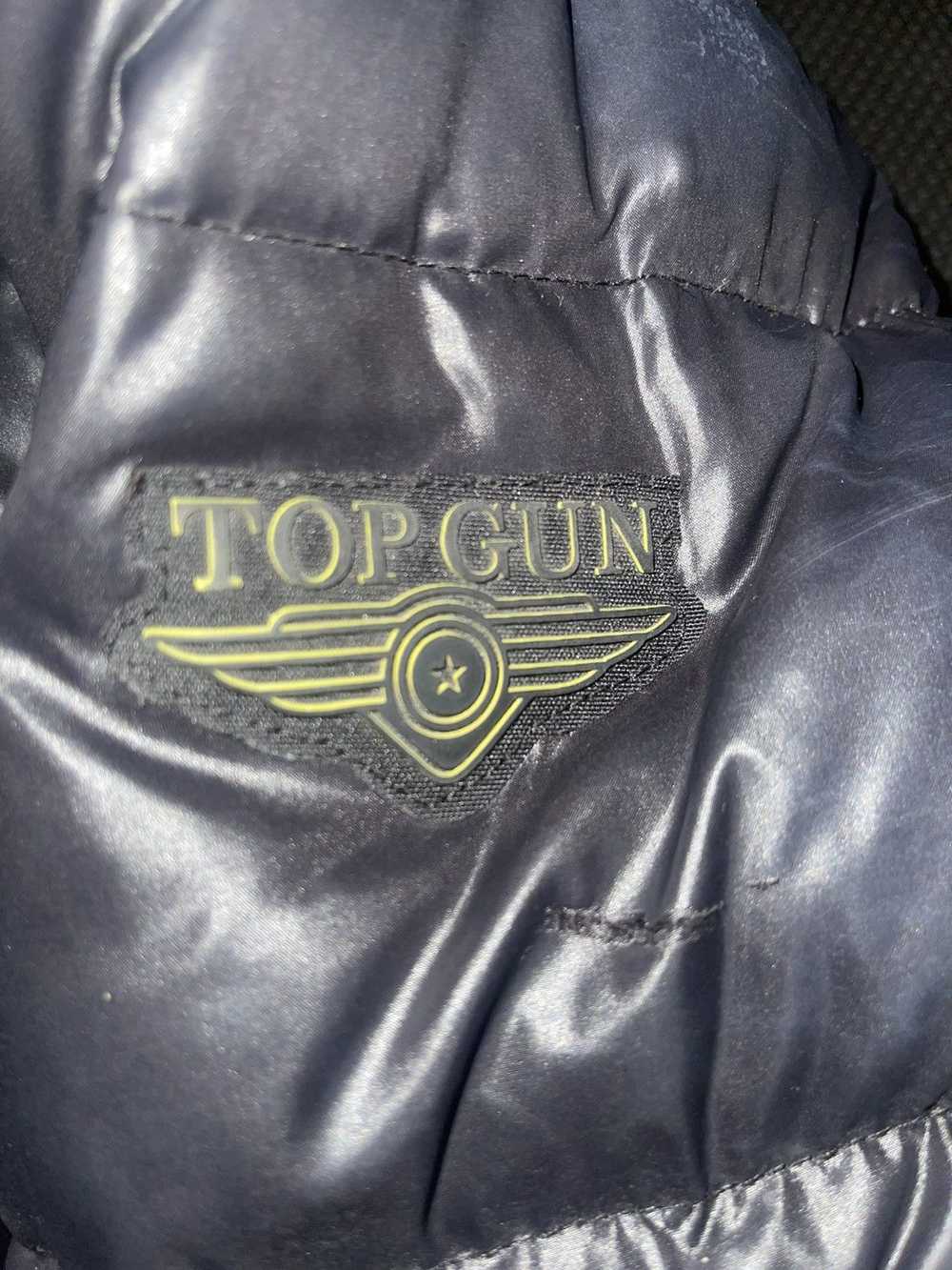 Designer × Grailed Top Gun Black Puffer Jacket - image 6