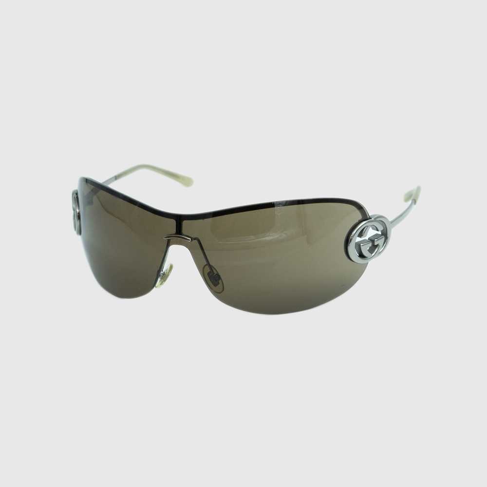 Gucci GUCCI GG 2773 Logo Shield Silver Sunglasses… - image 2