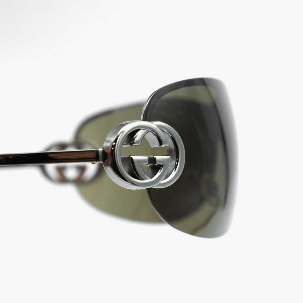 Gucci GUCCI GG 2773 Logo Shield Silver Sunglasses… - image 8