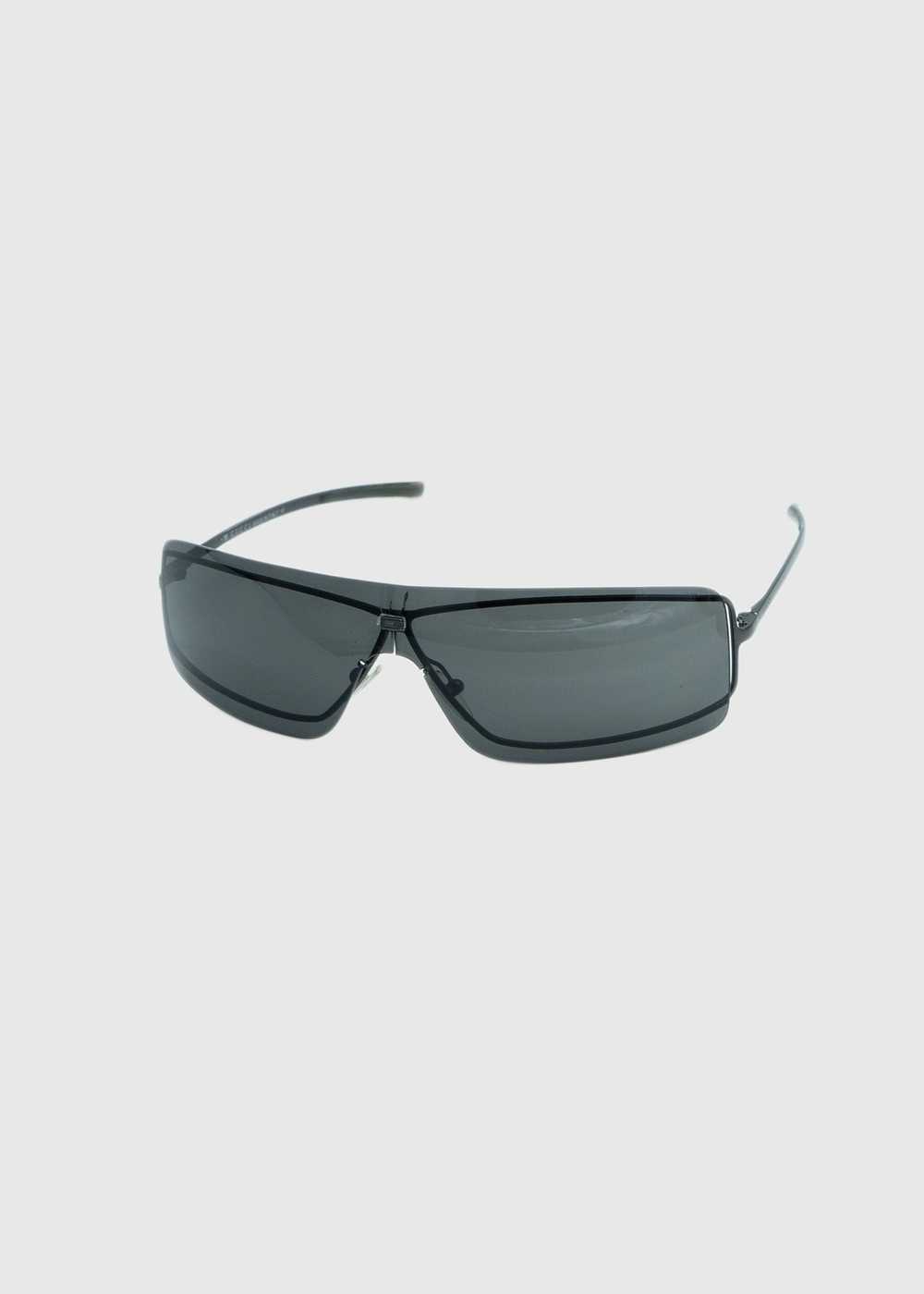 Gucci GUCCI GG 1710 Black Shield Rimless Sunglass… - image 1