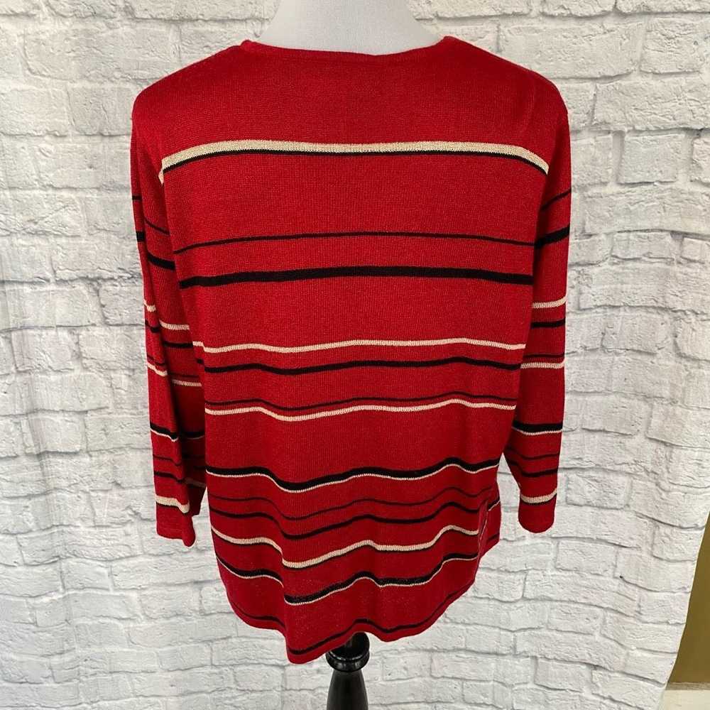 Other Sag Harbor women XL 3/4 sleeve layered stri… - image 6