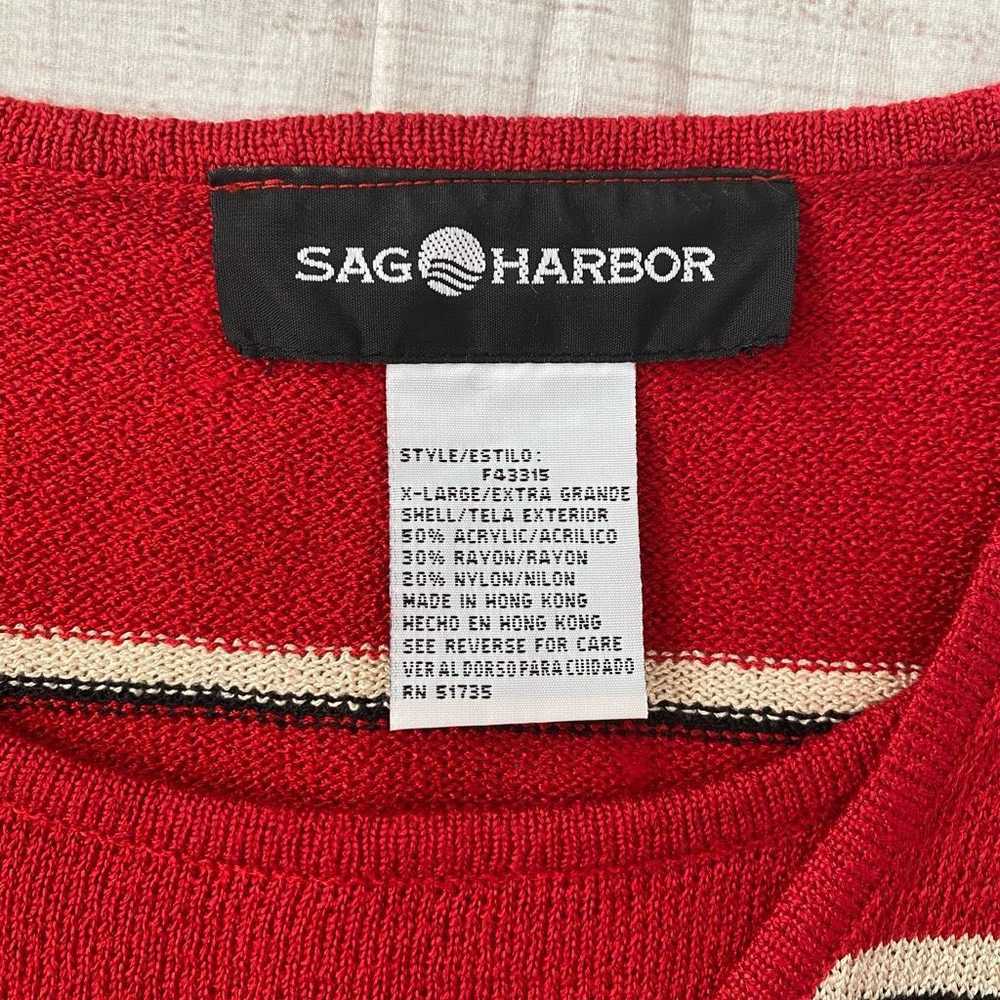 Other Sag Harbor women XL 3/4 sleeve layered stri… - image 7