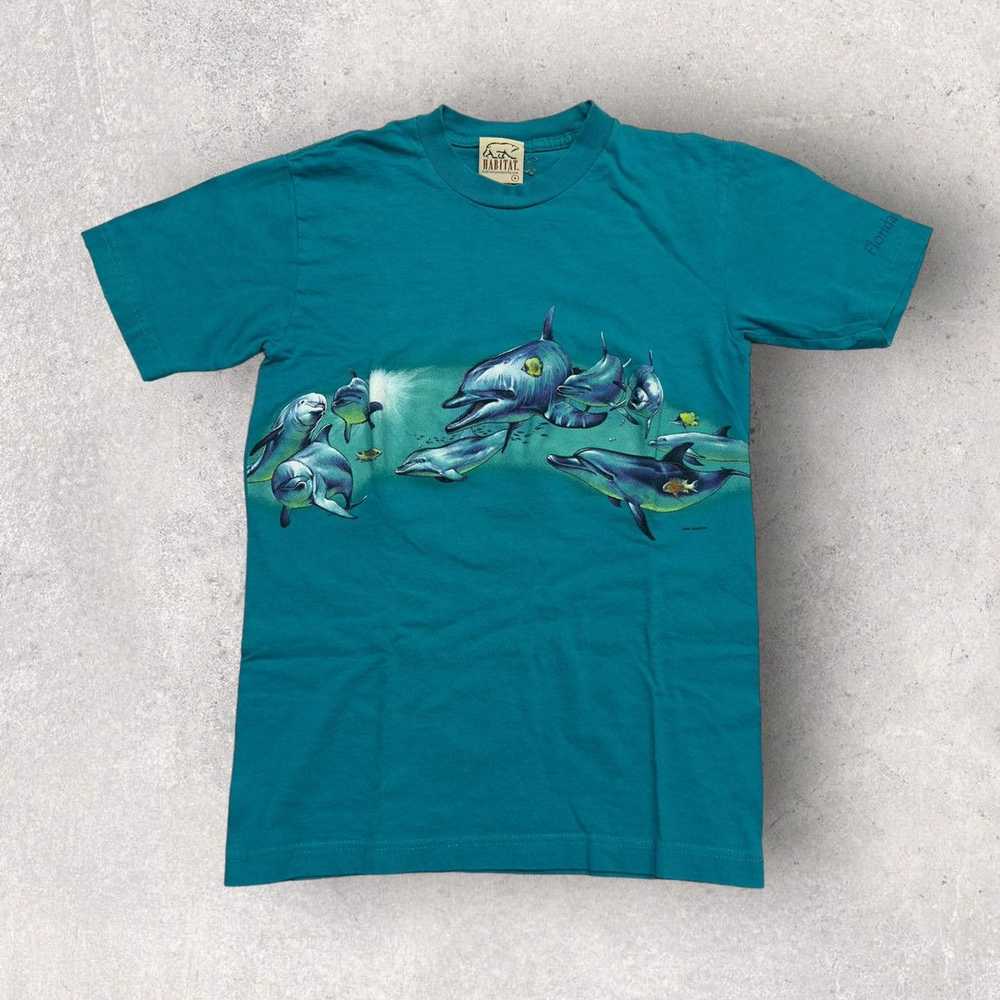 Habitat × Vintage Vintage Dolphins tee - image 1