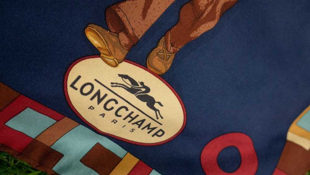 Longchamp × Streetwear × Vintage Longchamp shawl … - image 9