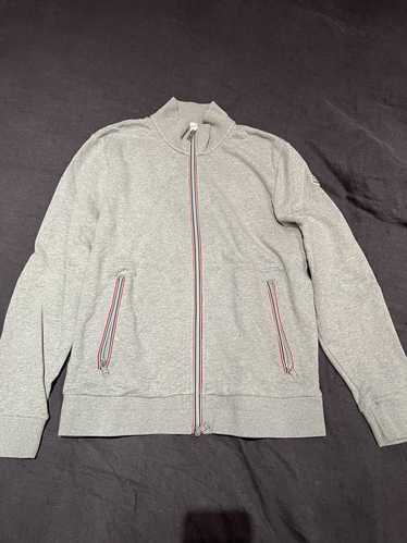 Moncler Moncler Full Zip Up Sweater - Gray