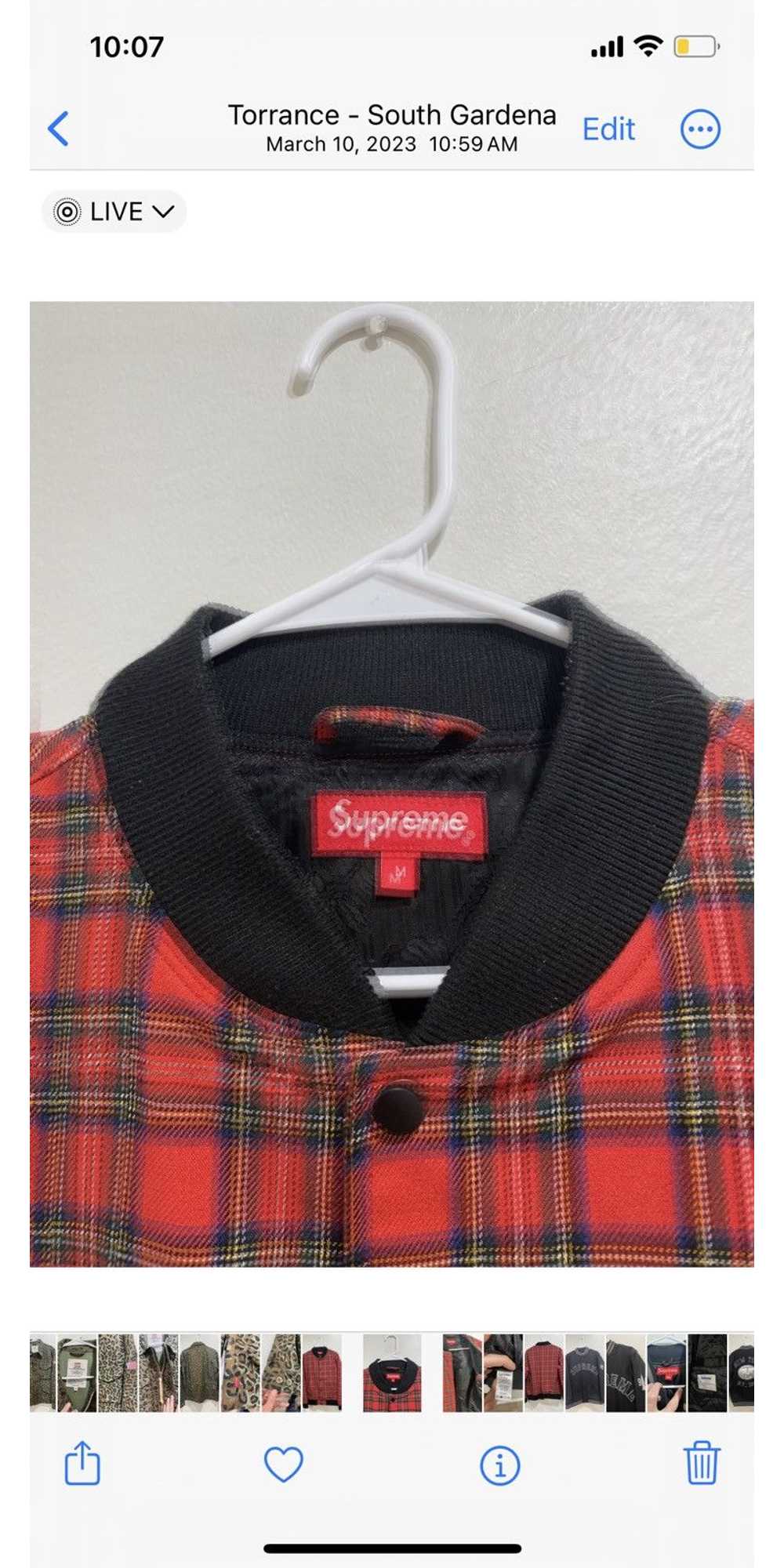 Supreme Supreme Plaid Bomber - image 2