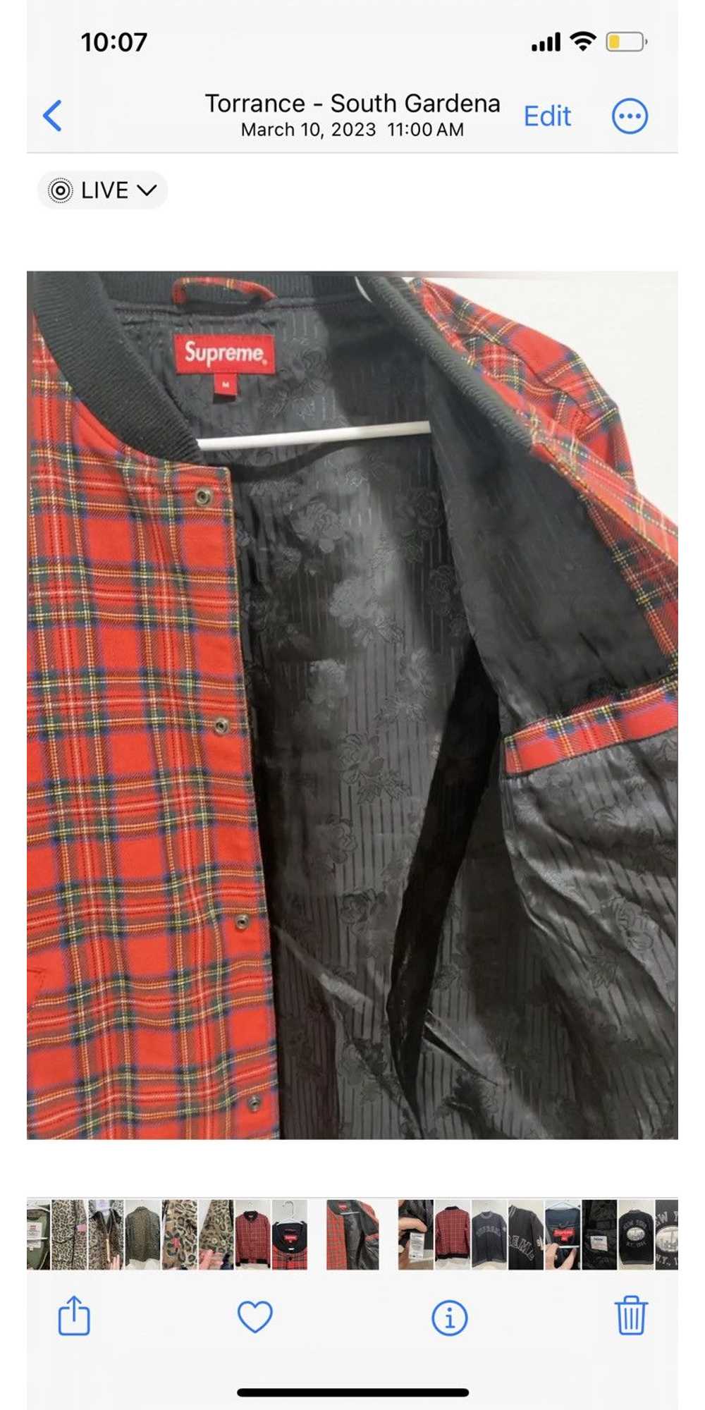 Supreme Supreme Plaid Bomber - image 3