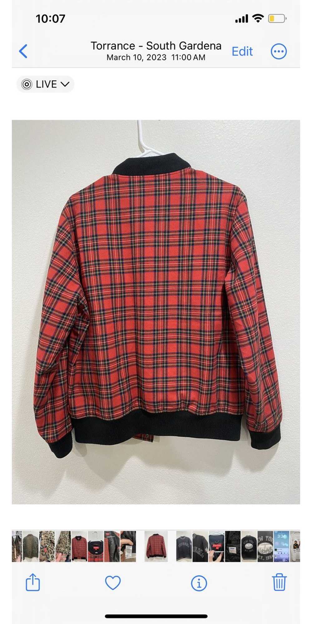 Supreme Supreme Plaid Bomber - image 5