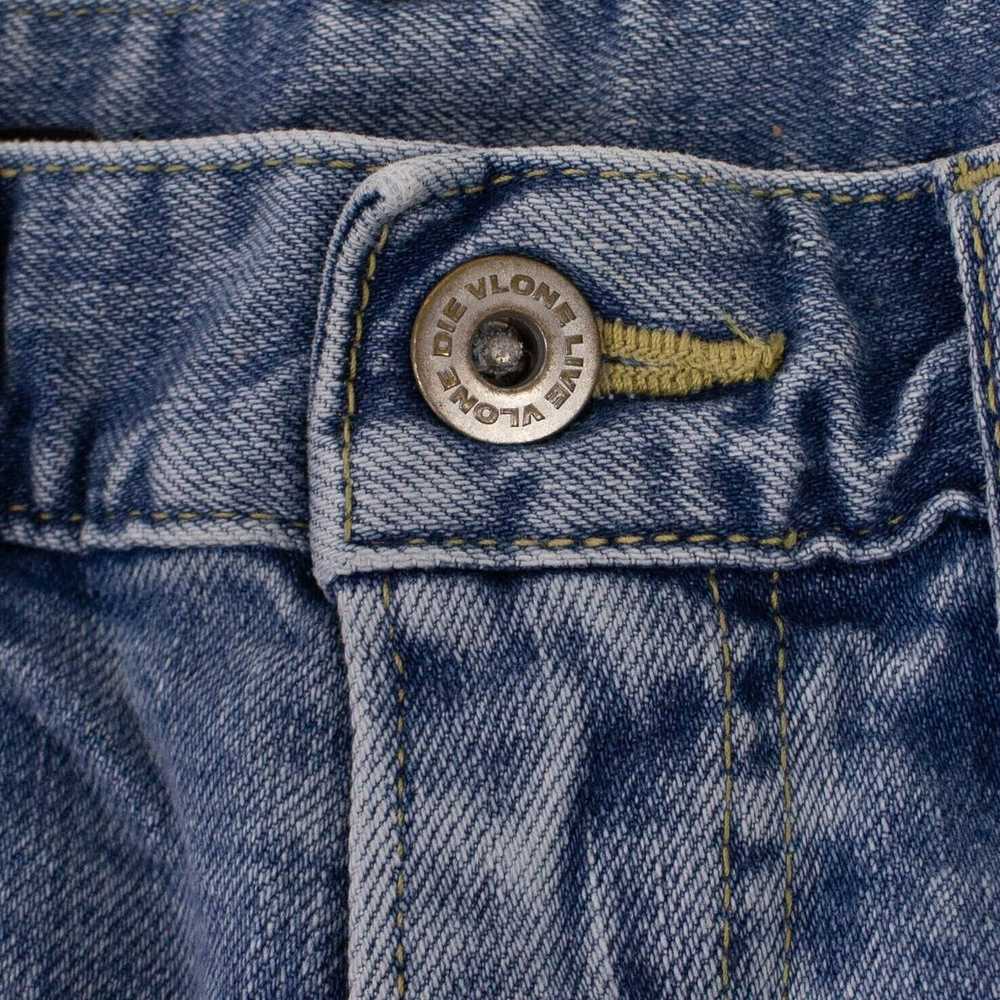 Vlone Zipper Jeans Blue Size S - image 4