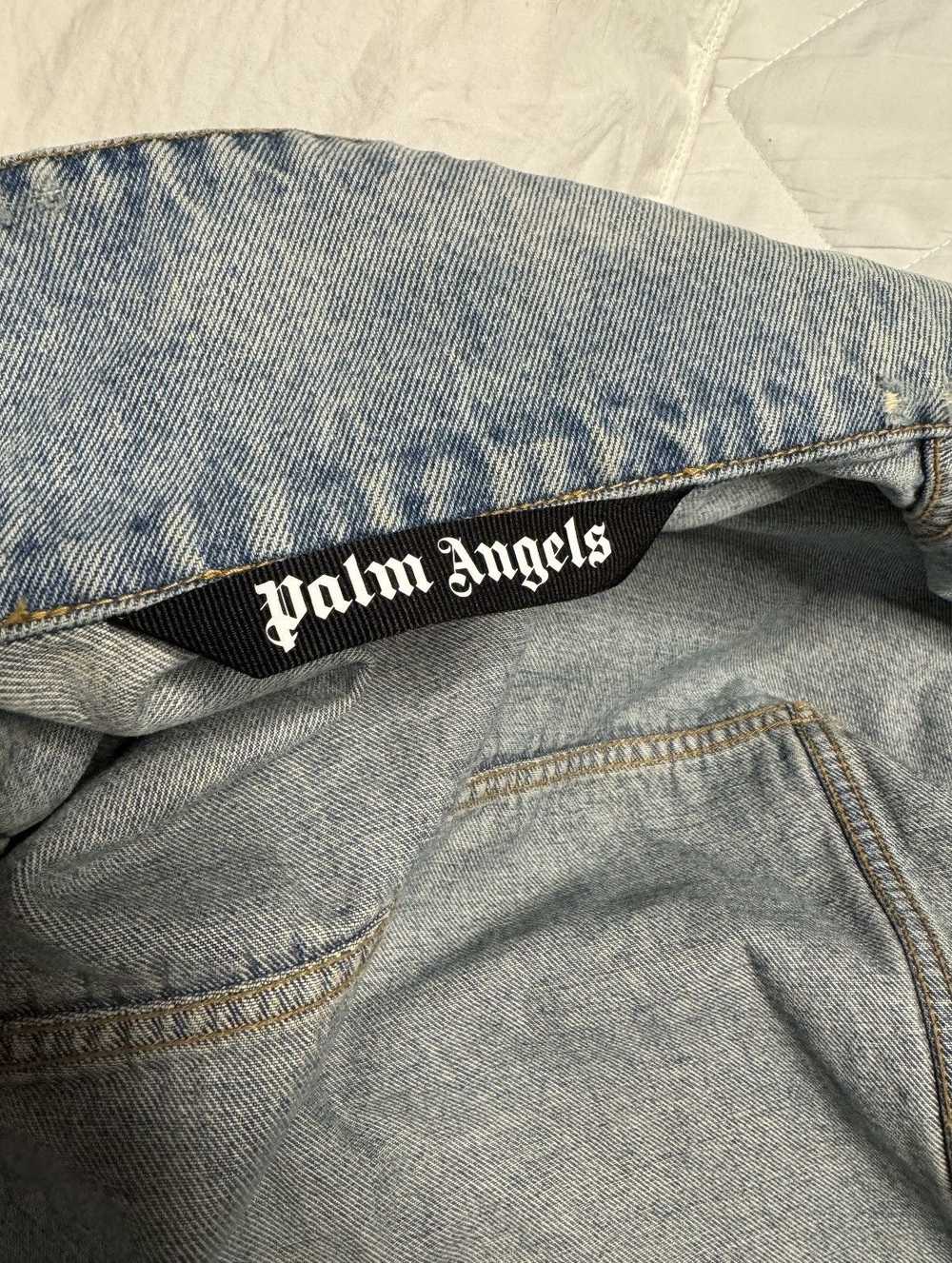 Palm Angels Palm angels logo denim jacket - image 5