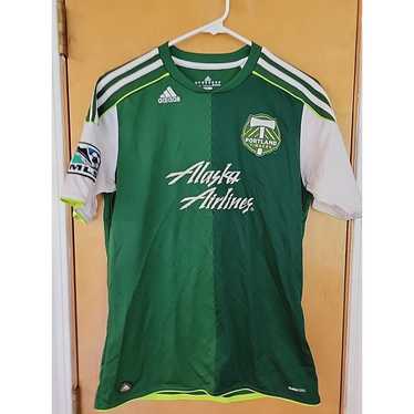 Adidas MLS Portland Timbers Soccer Jersey Youth S… - image 1