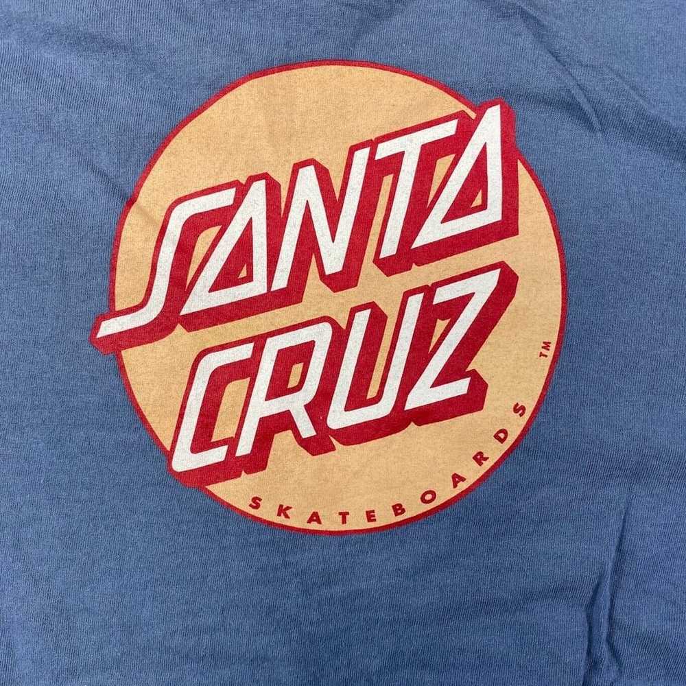Santa Cruz Skateboarding Tee Thrifted Vintage Sty… - image 10