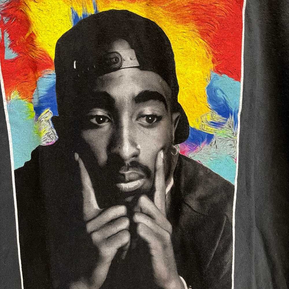 Men’s medium vintage Tupac poetic justice long sl… - image 2