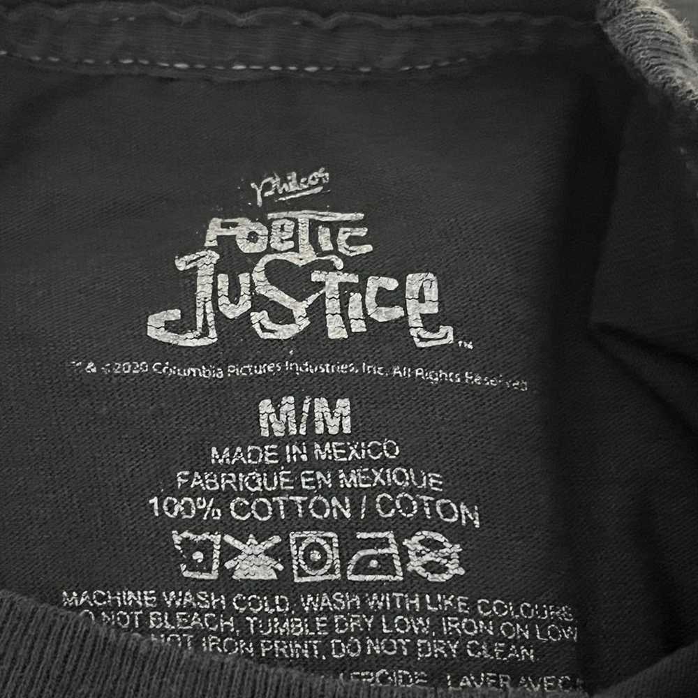 Men’s medium vintage Tupac poetic justice long sl… - image 4