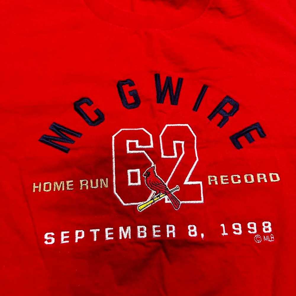 Vintage St Louis Cardinals Mark McGwire tshirt - image 2