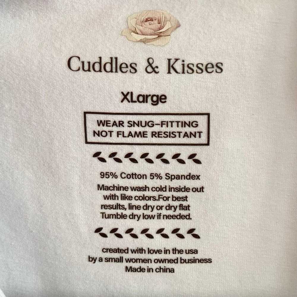 Cuddles & Kisses XL Floral Dad Spellout T Shirt - image 6