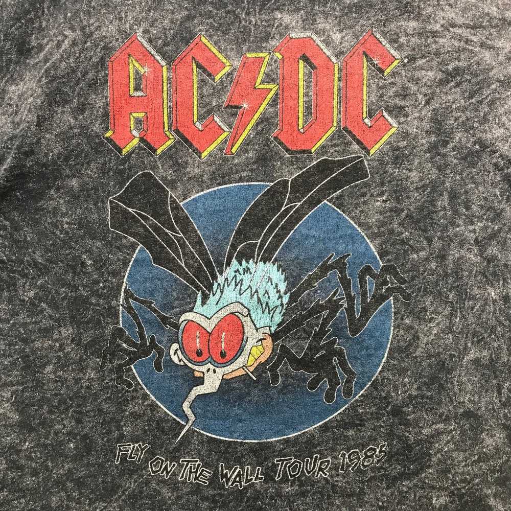 AC DC Fly On The Wall Tour 1985 T-Shirt Men's XL … - image 4