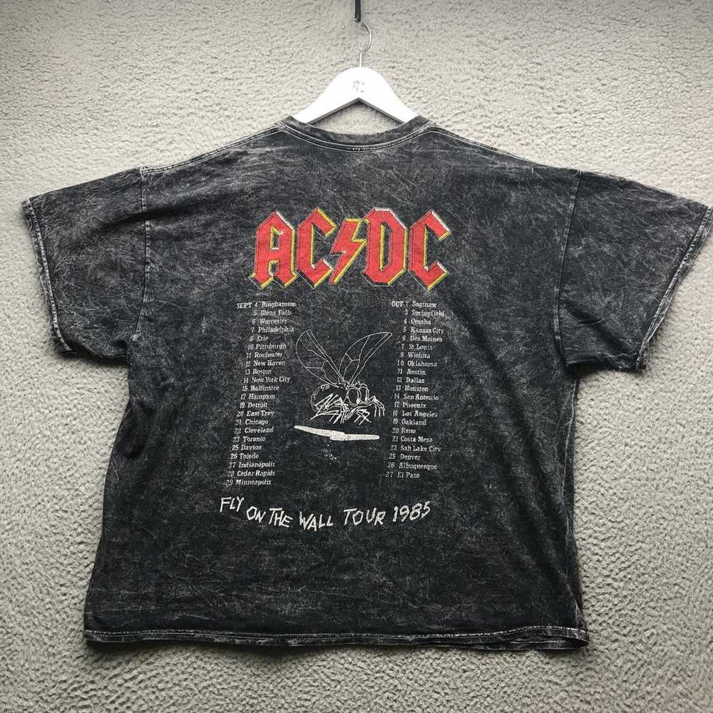 AC DC Fly On The Wall Tour 1985 T-Shirt Men's XL … - image 7