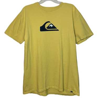 Yellow Quiksilver Tee Large - image 1