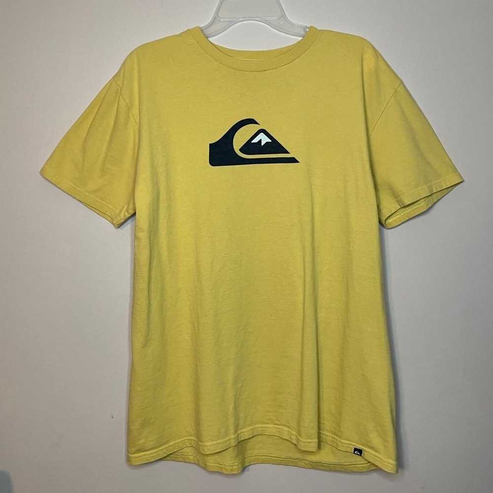 Yellow Quiksilver Tee Large - image 6