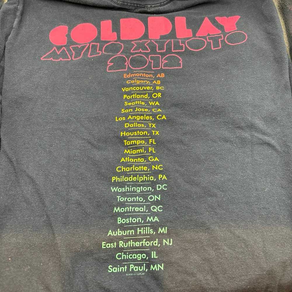 Coldplay Mylo Xyloto Tour Tee - image 4