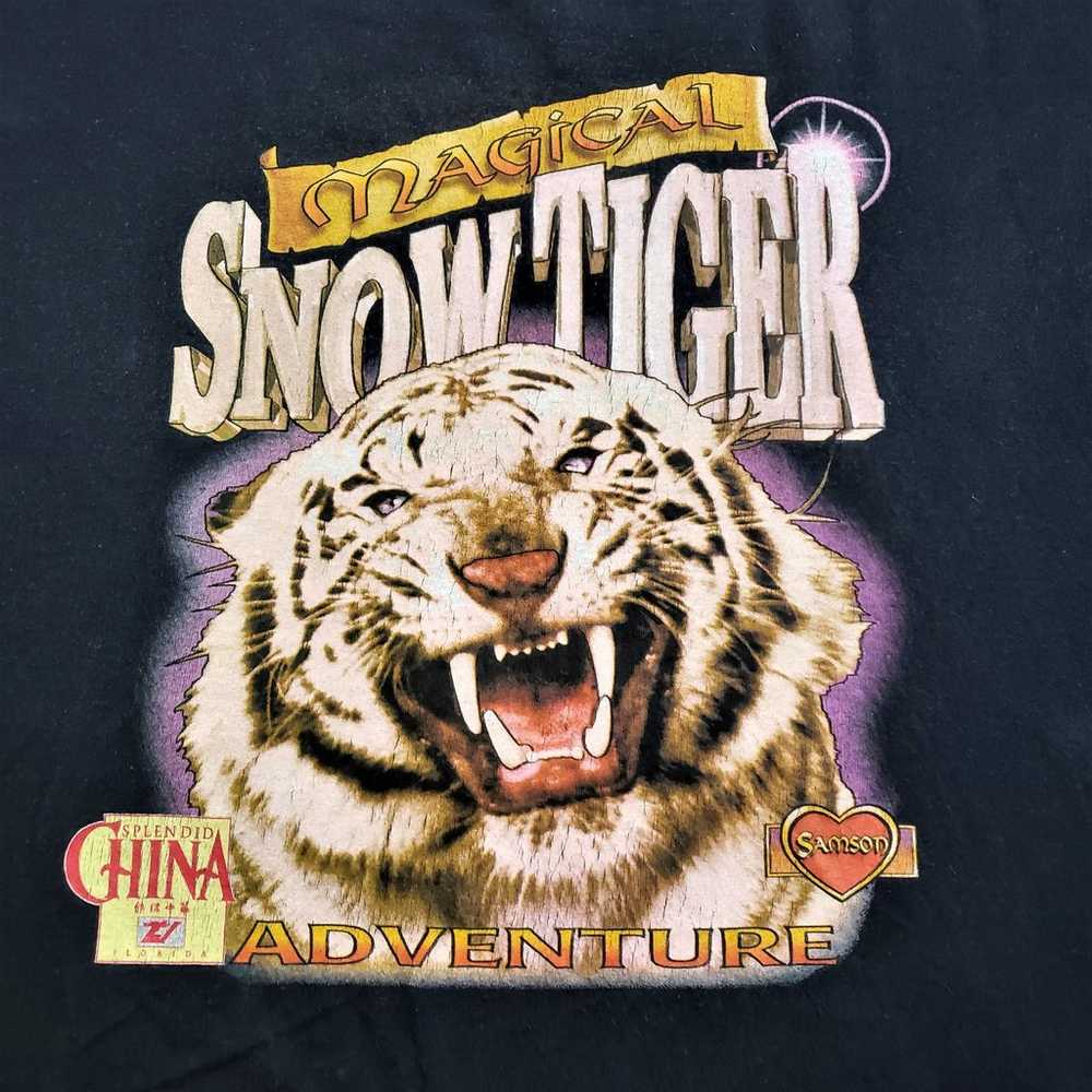 Vintage Splendid China Snow Tiger Anti Animal Cru… - image 2