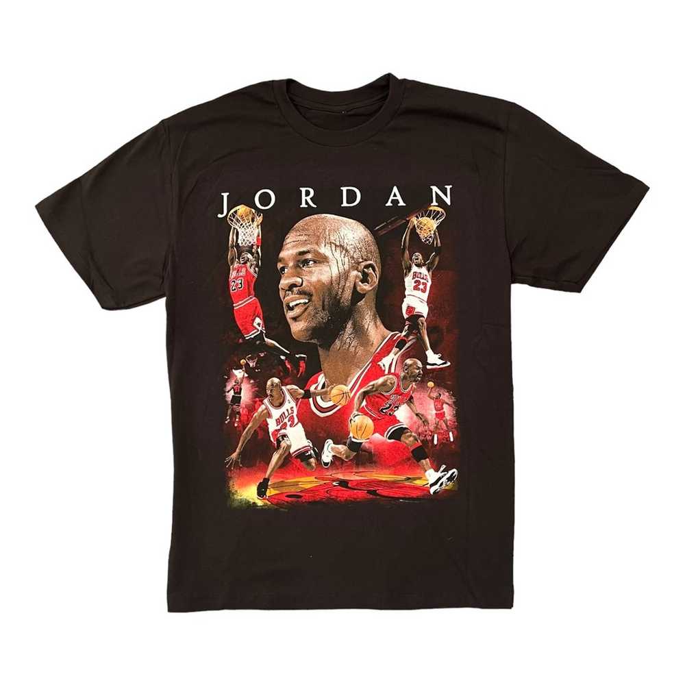 Michael Jordan Vintage Black T-shirt XL - image 2
