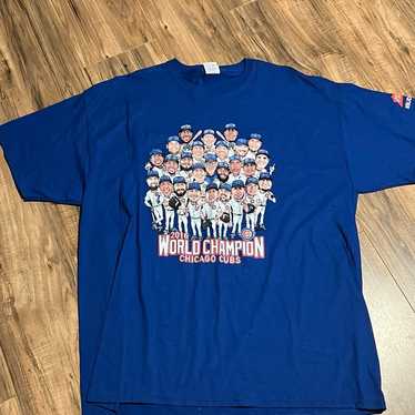 Chicago cubs world champions caricature tee - image 1