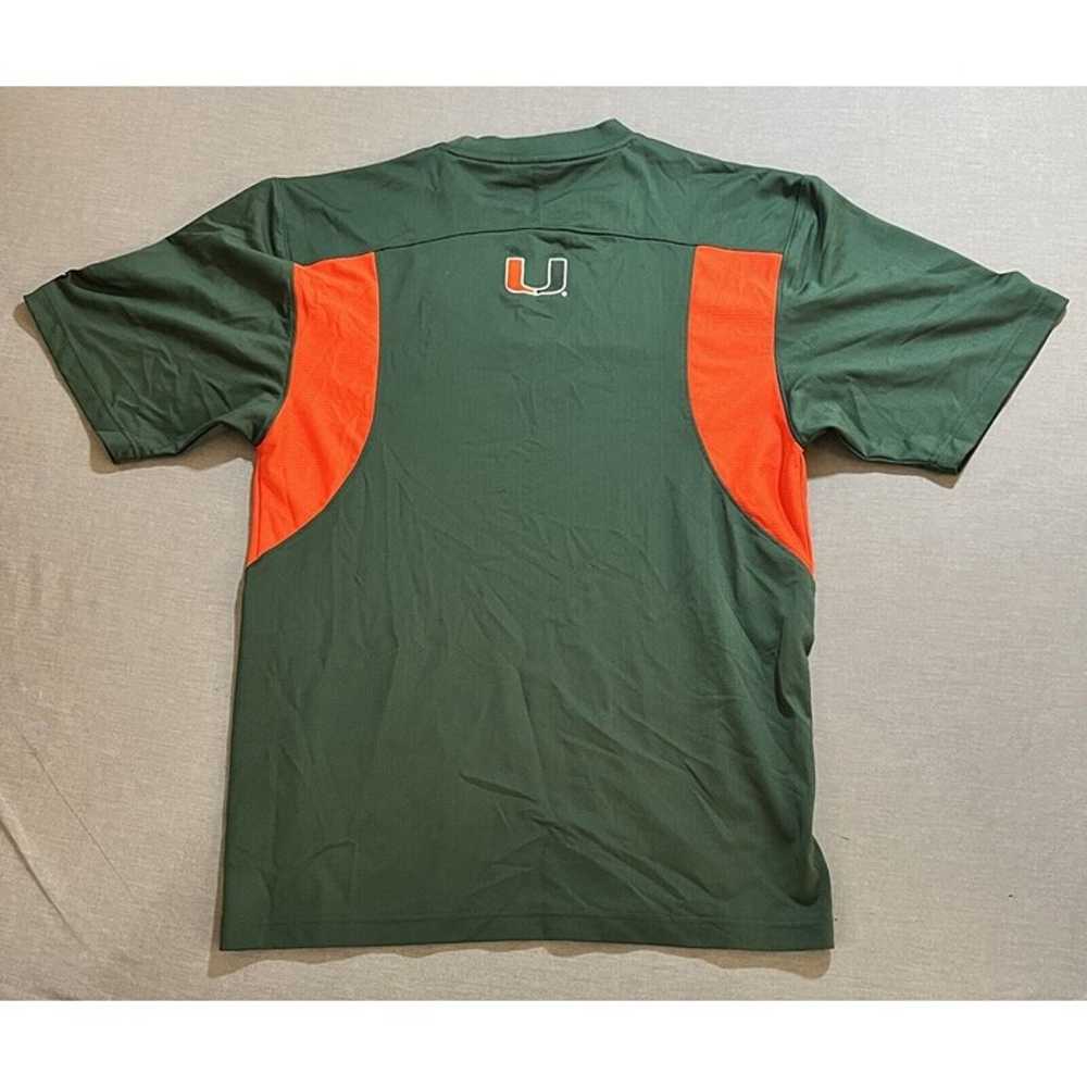Vintage Miami Hurricanes Nike Shirt Mens Small Gr… - image 8