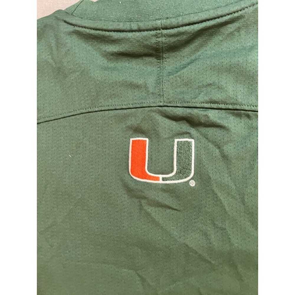 Vintage Miami Hurricanes Nike Shirt Mens Small Gr… - image 9
