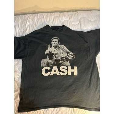 Johnny Cash Middle Finger Size XXL Tshirt Black - image 1