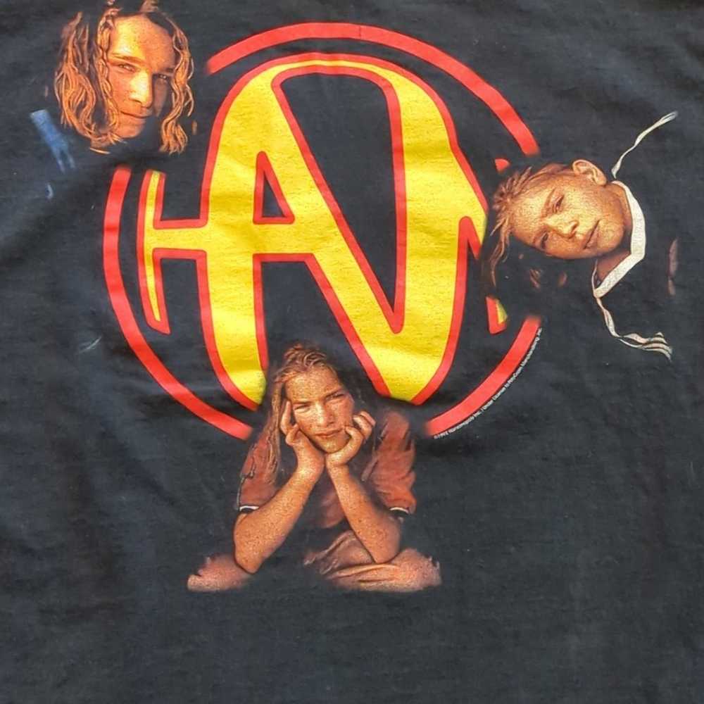 Vintage 1990's Hanson Band T-shirt Boy Band Tee 9… - image 2