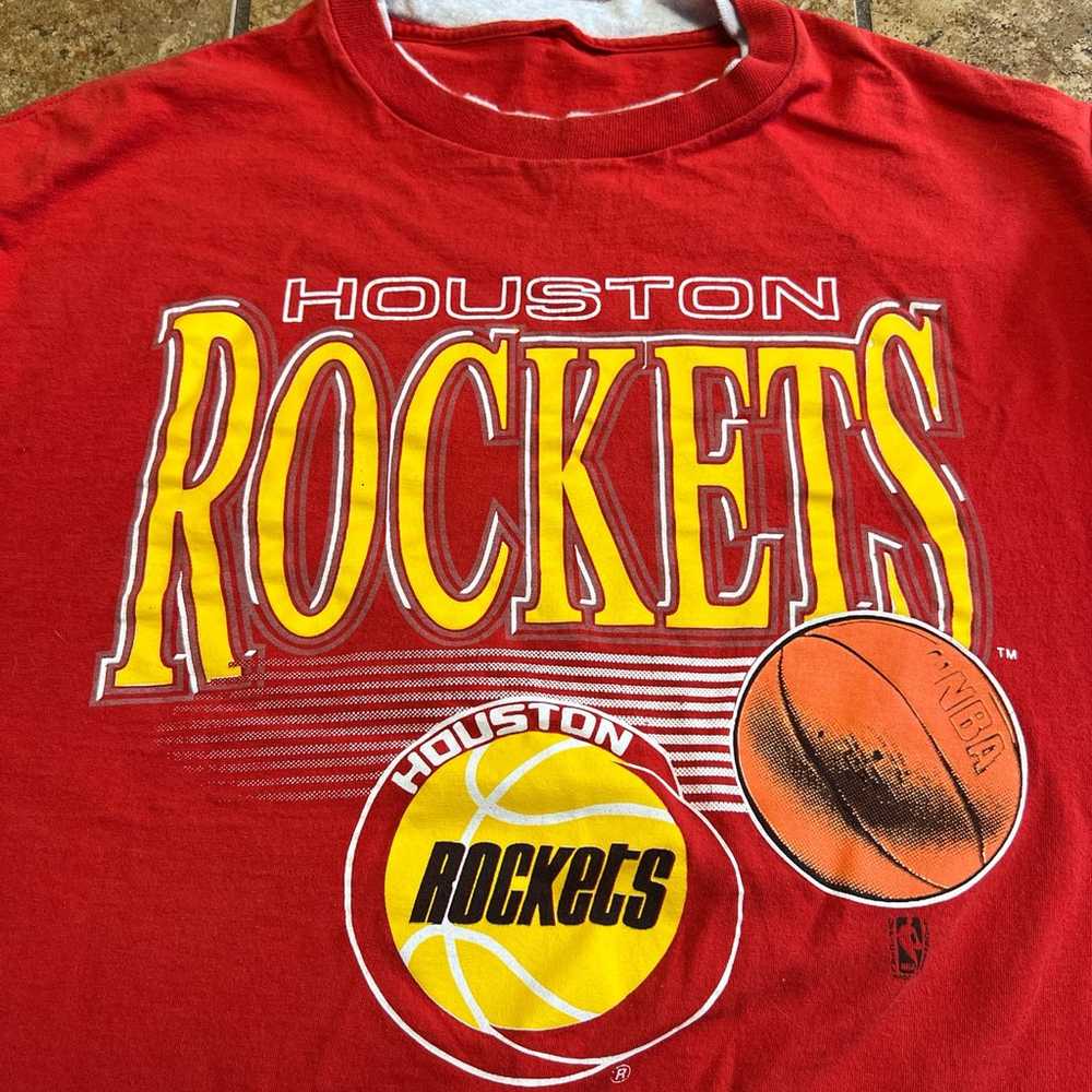 Vintage Houston Rockets Graphic Reversible Sleeve… - image 3