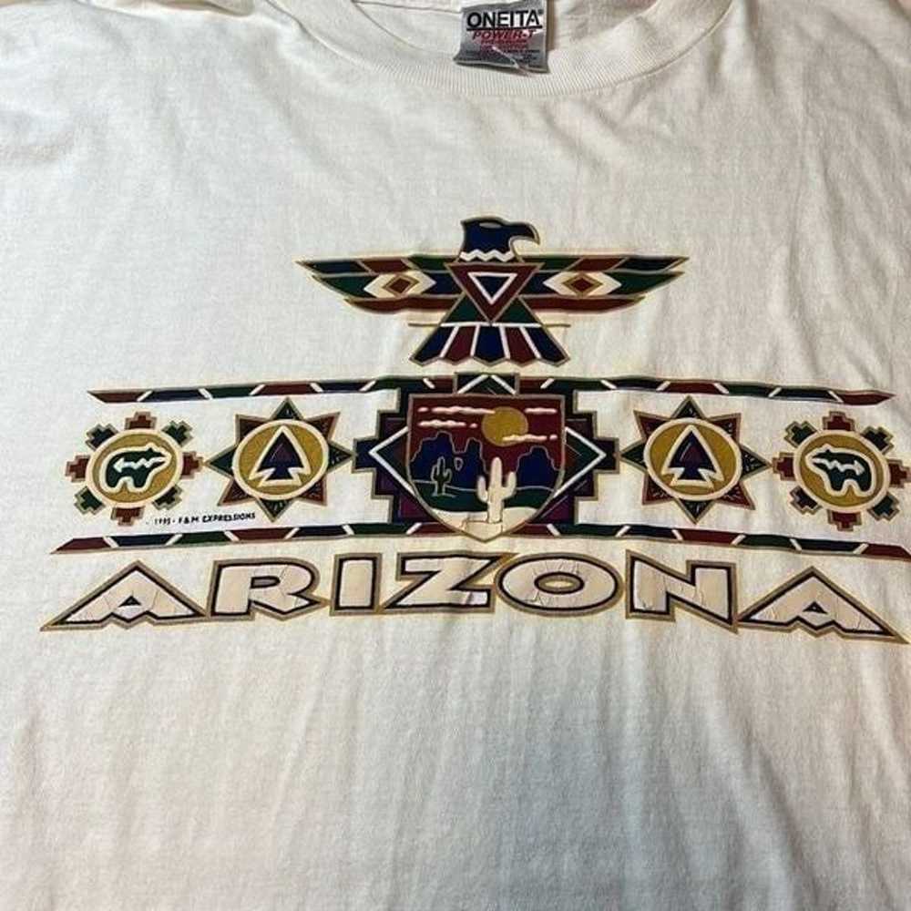 Vintage Arizona State Tribal Single Stitch T shir… - image 5